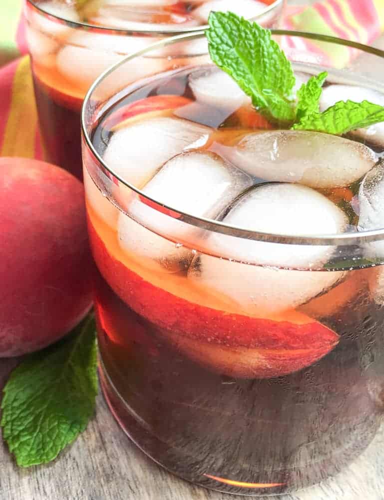 Peach iced tea recipe