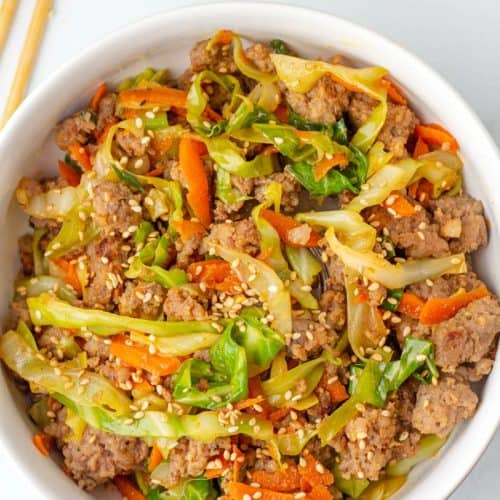 Egg Roll in a Bowl (low carb & Keto) • Low Carb Nomad