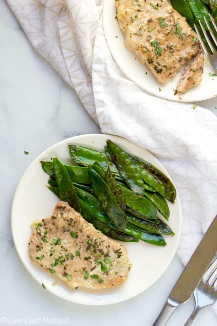 Slow Cooker Butter Ranch Pork Chops • Low Carb Nomad