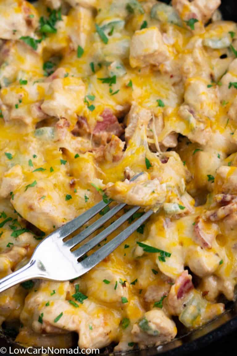 Jalapeno Popper Chicken Skillet Recipe • Low Carb Nomad