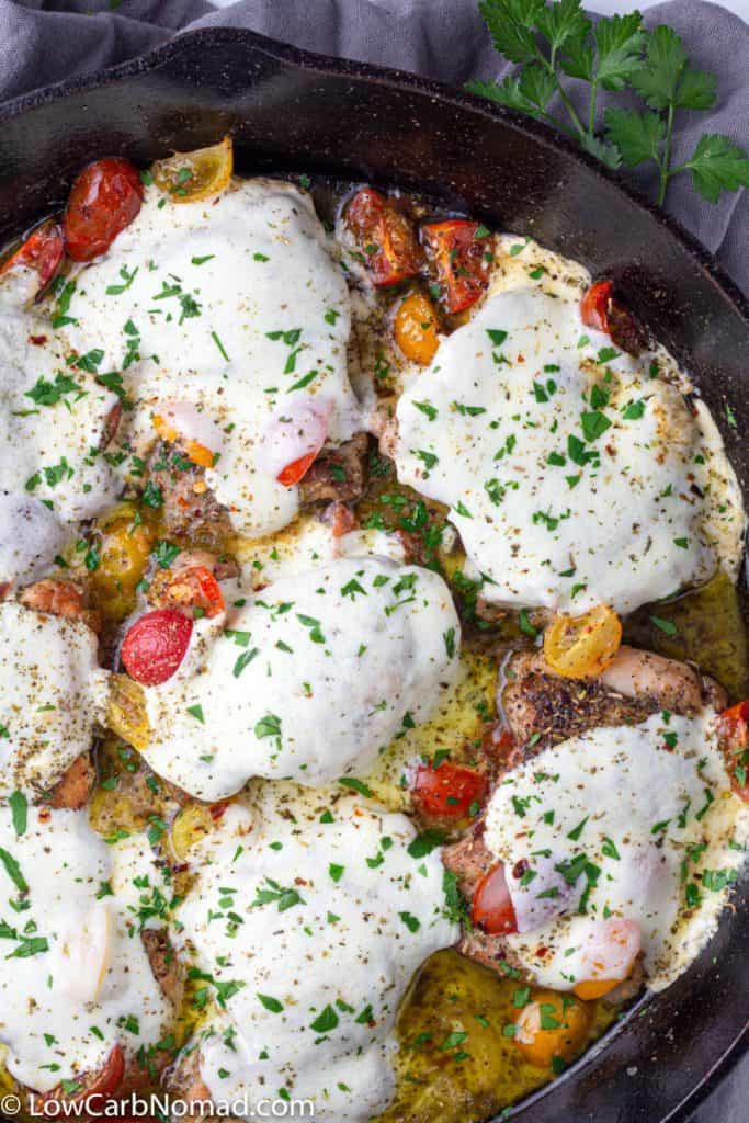 Baked Mozzarella Chicken Recipe • Low Carb Nomad