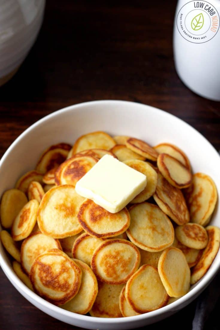 Keto Mini Pancakes Cereal Recipe • Low Carb Nomad