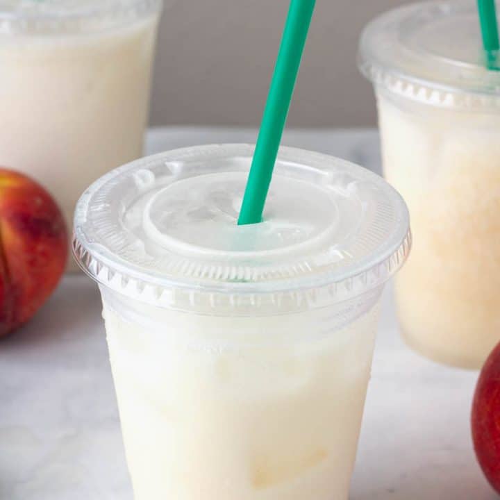 keto starbucks copycat white drink recipe low carb peach iced tea