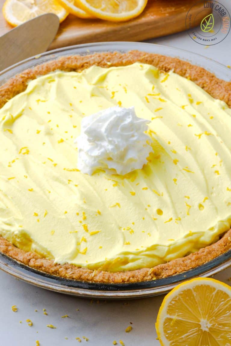 Keto Lemon Pie • Low Carb Nomad