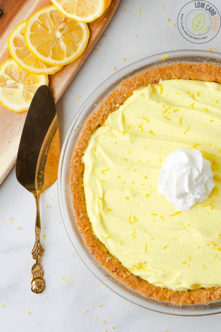 Keto Lemon Pie • Low Carb Nomad