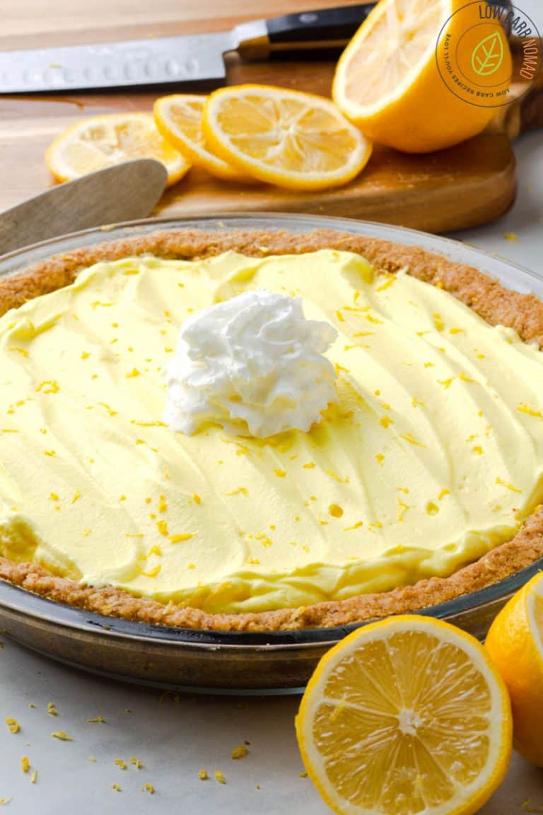 Keto Lemon Pie • Low Carb Nomad