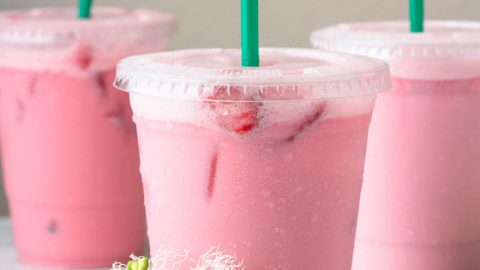 Keto Copy Cat Starbucks Legally Blonde Drink Passion Fruit Iced Tea