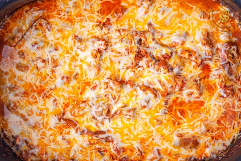 Low Carb Slow Cooker Chicken Enchilada Casserole • Low Carb Nomad