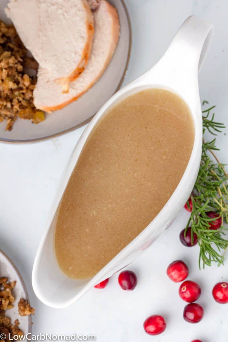 Keto Gravy Recipe- Use this recipe to make Turkey, Beef or Chicken Gravy