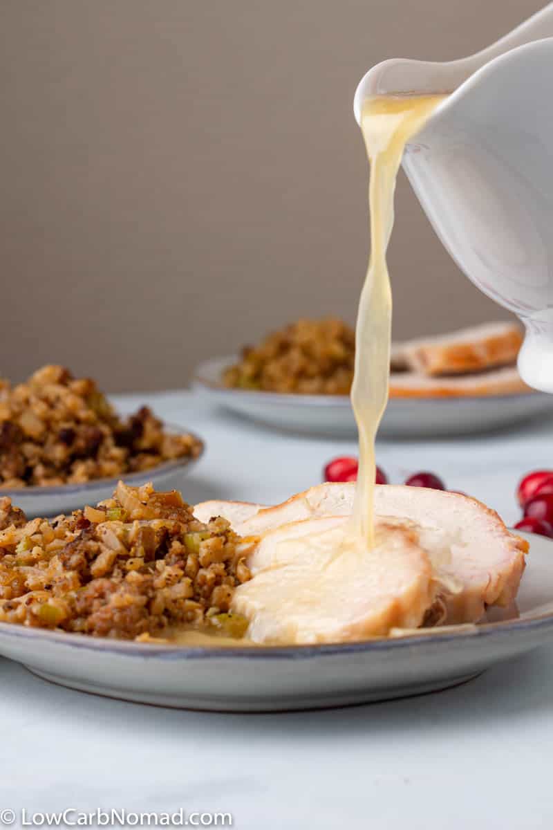 Keto Gravy Recipe- Use this recipe to make Turkey, Beef or Chicken Gravy