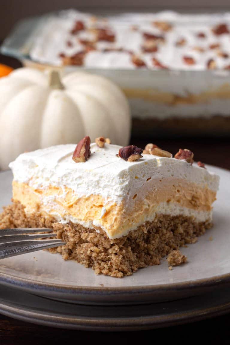 Keto Pumpkin Pie Dessert Lasagna • Low Carb Nomad