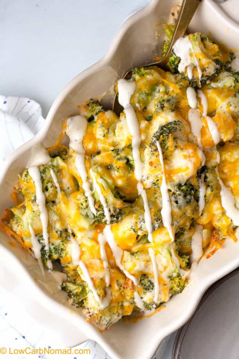 Keto Easy Broccoli and Cheese Casserole • Low Carb Nomad
