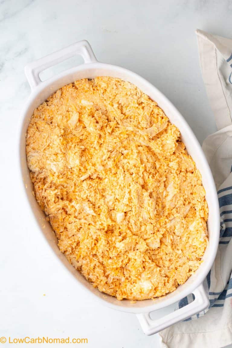 Low Carb Buffalo Chicken Casserole