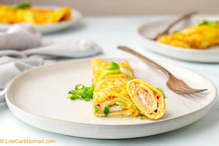 Ham And Cheese Rolled Omelet 11 • Low Carb Nomad 1522