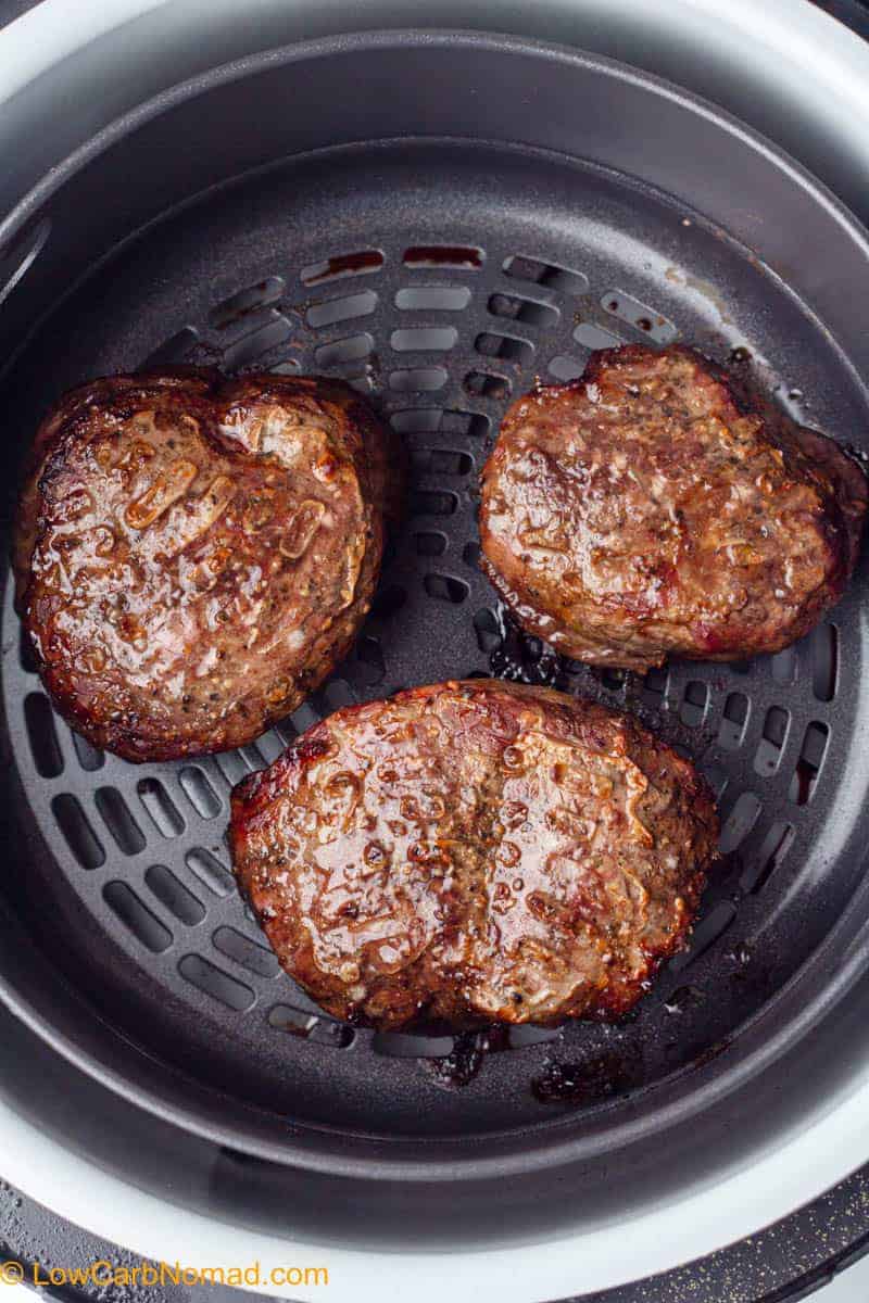 Perfect Air Fryer Steak with Blue Cheese Butter • Low Carb Nomad