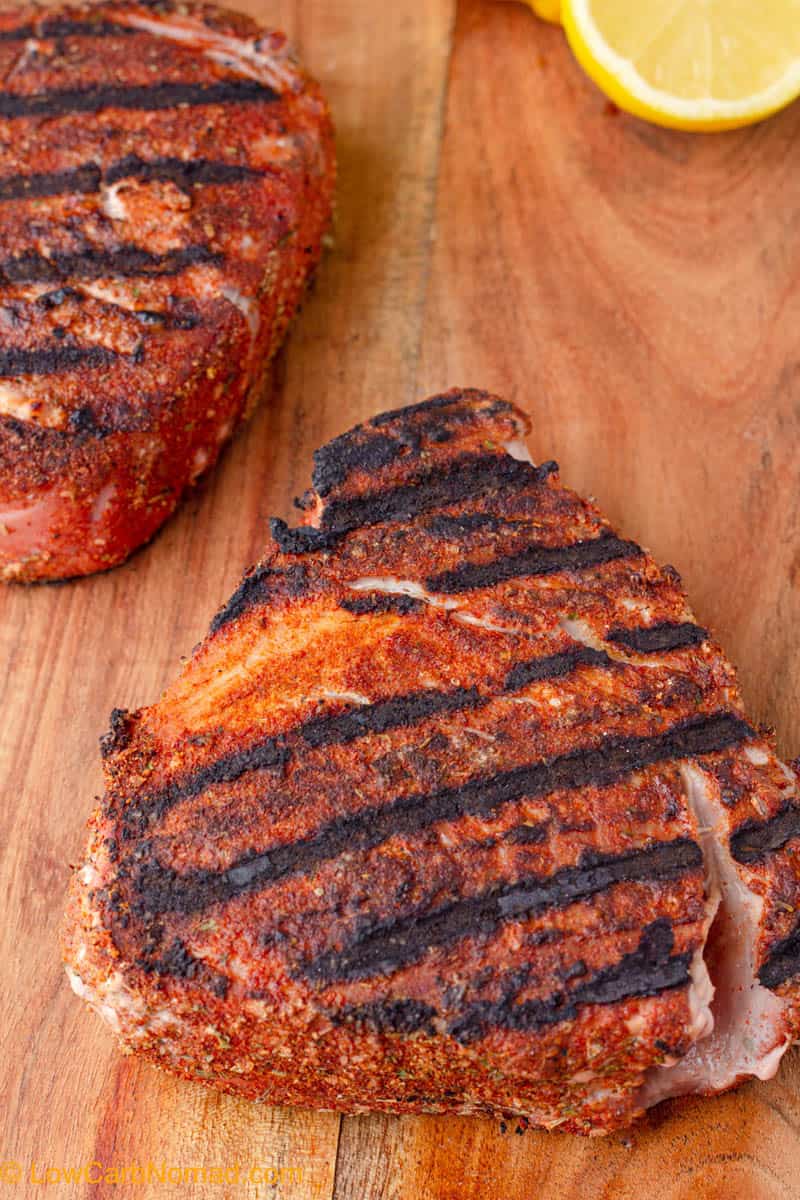 Grilled Blackened Tuna Steaks • Low Carb Nomad