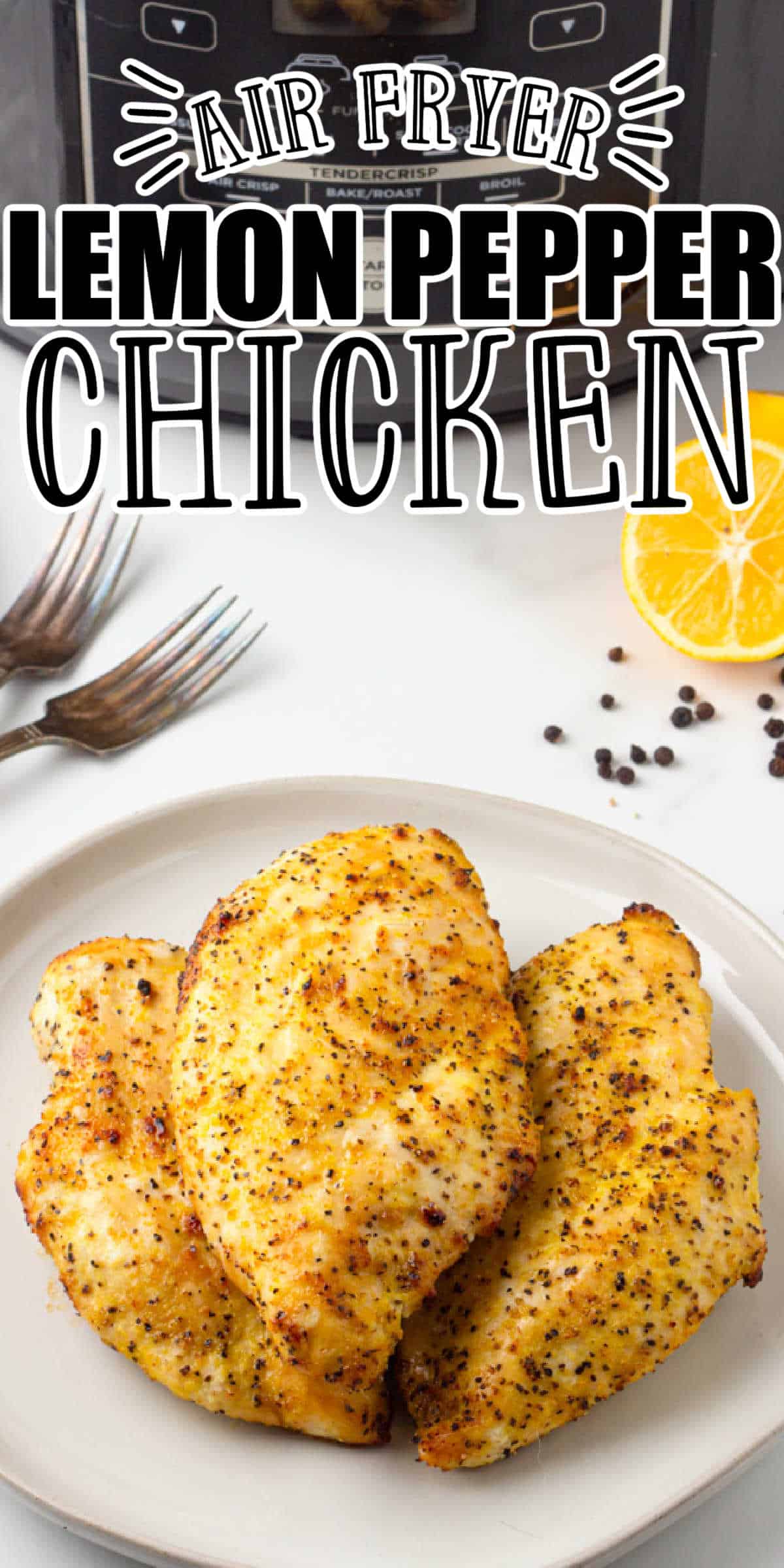 Air Fryer Lemon Pepper Chicken • Low Carb Nomad