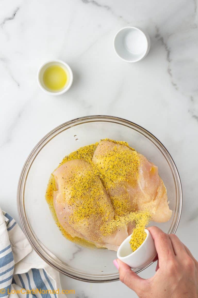 Air Fryer Lemon Pepper Chicken • Low Carb Nomad