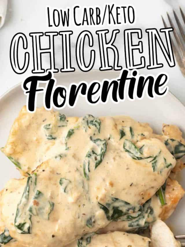 Low Carb Keto Chicken Florentine Recipe • Low Carb Nomad