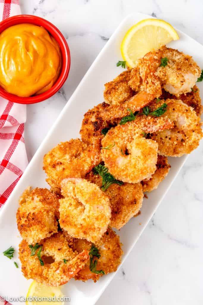 Perfectly Crispy Keto Fried Shrimp Recipe • Low Carb Nomad