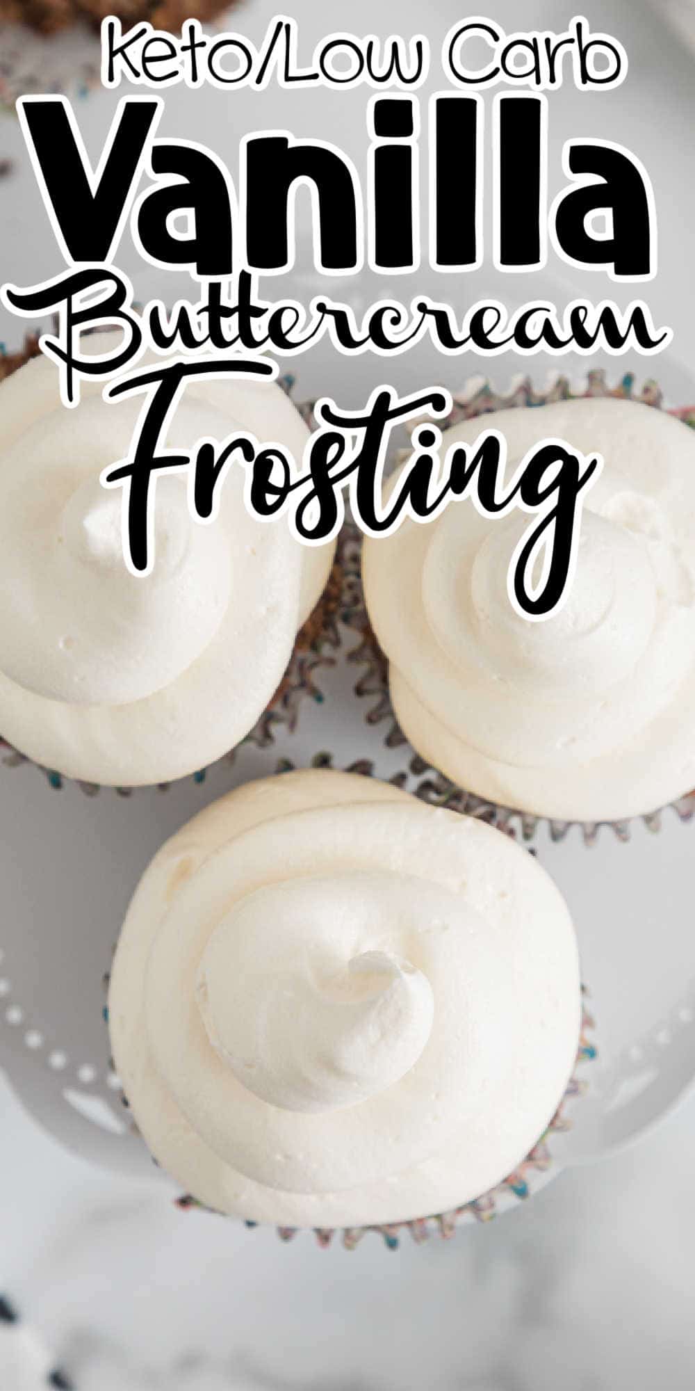 Keto Vanilla Buttercream Frosting Recipe • Low Carb Nomad