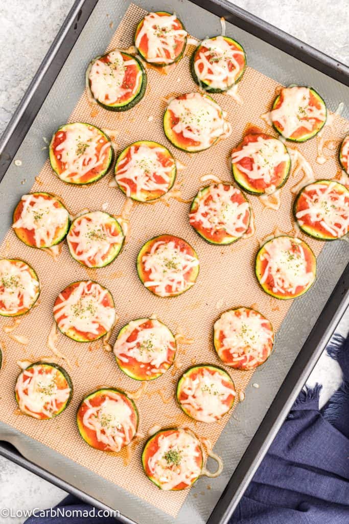 Zucchini Pizza Bites Recipe • Low Carb Nomad